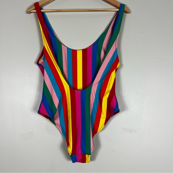 Show Me Your Mumu Topanga Tank Multicolor Striped One-Piece Swimsuit - Picture 4 of 5